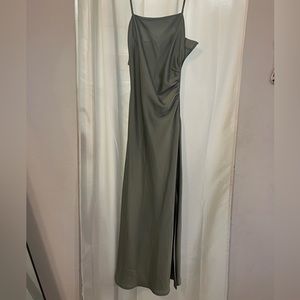 Sage green principessa dress